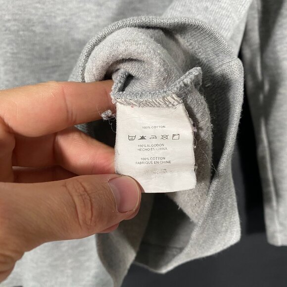 Y2K Oakley Scatter Skull Quarter Zip Sweater Gray mens size Large - Picture 6 of 8